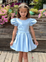 ⁦שמלת FLOWLESS ורוד ותכלת⁩ – תמונה ⁦3⁩