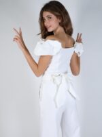 ⁦אוברול HEART שמנת⁩ – תמונה ⁦2⁩