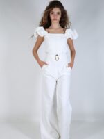 ⁦אוברול HEART שמנת⁩ – תמונה ⁦3⁩