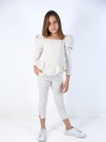 ⁦סט טופ ומכנסיים DAPHNI⁩ – תמונה ⁦3⁩