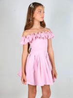 ⁦שמלת קפלים DIANA⁩ – תמונה ⁦4⁩