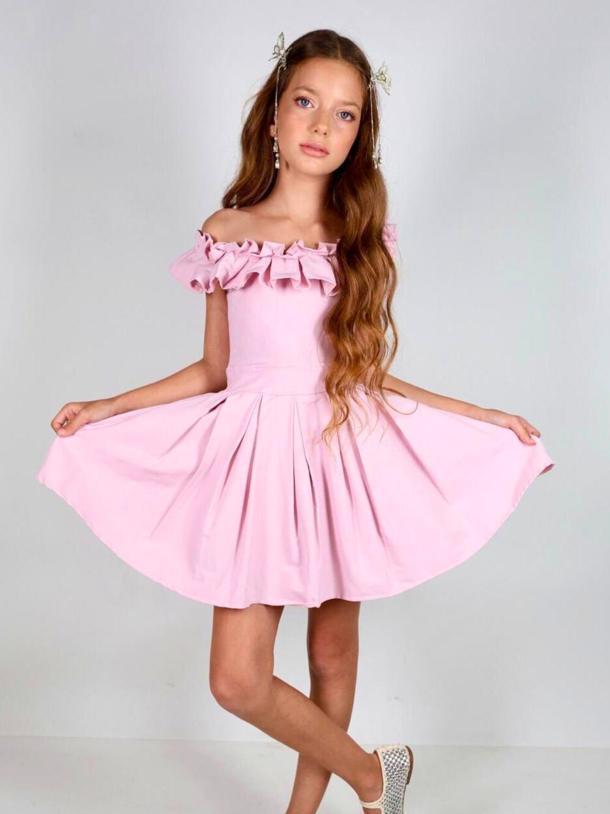 4 שמלת קפלים DIANA – תמונה 1