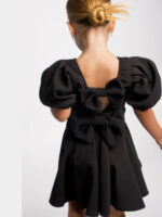 ⁦שמלה מסתובבת CHLOE שחור⁩ – תמונה ⁦3⁩