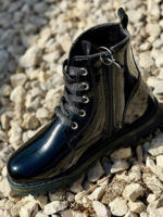 ⁦מגפונים לילדות SHINE BLACK⁩ – תמונה ⁦2⁩